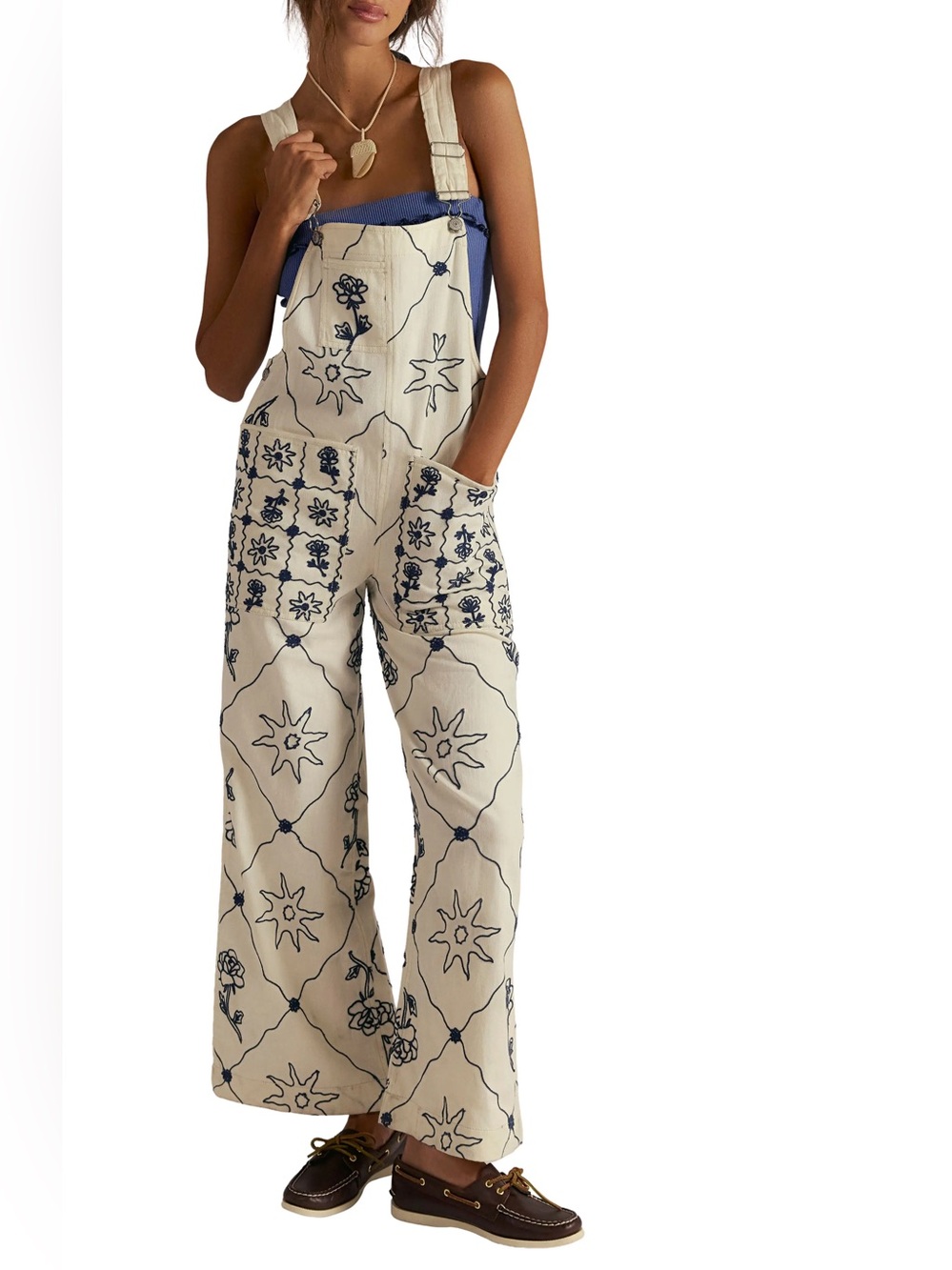 Free People Rising Sun Overalls NWT Size S